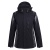 Couples Skiing Jacket for Men and Women: Black L
