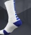 Professional Basketball Socks: White & Blue